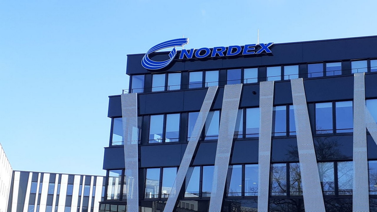 Nordex-Zentrale in Hamburg. Bild und Copyright: Michael Barck / 4investors.